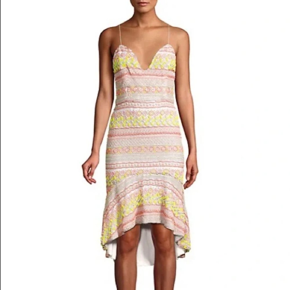 Alice + Olivia Beaded Amina Dress